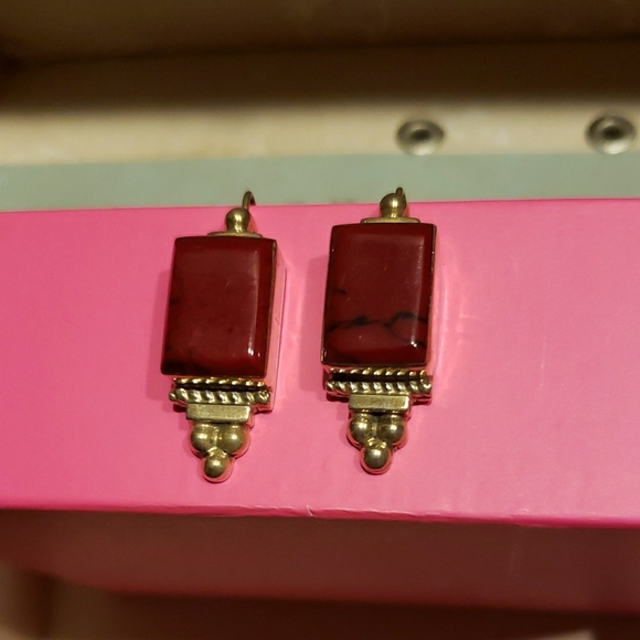 mexico Jewelry - Art Deco Dangle Earrings 925 Sterling Silver